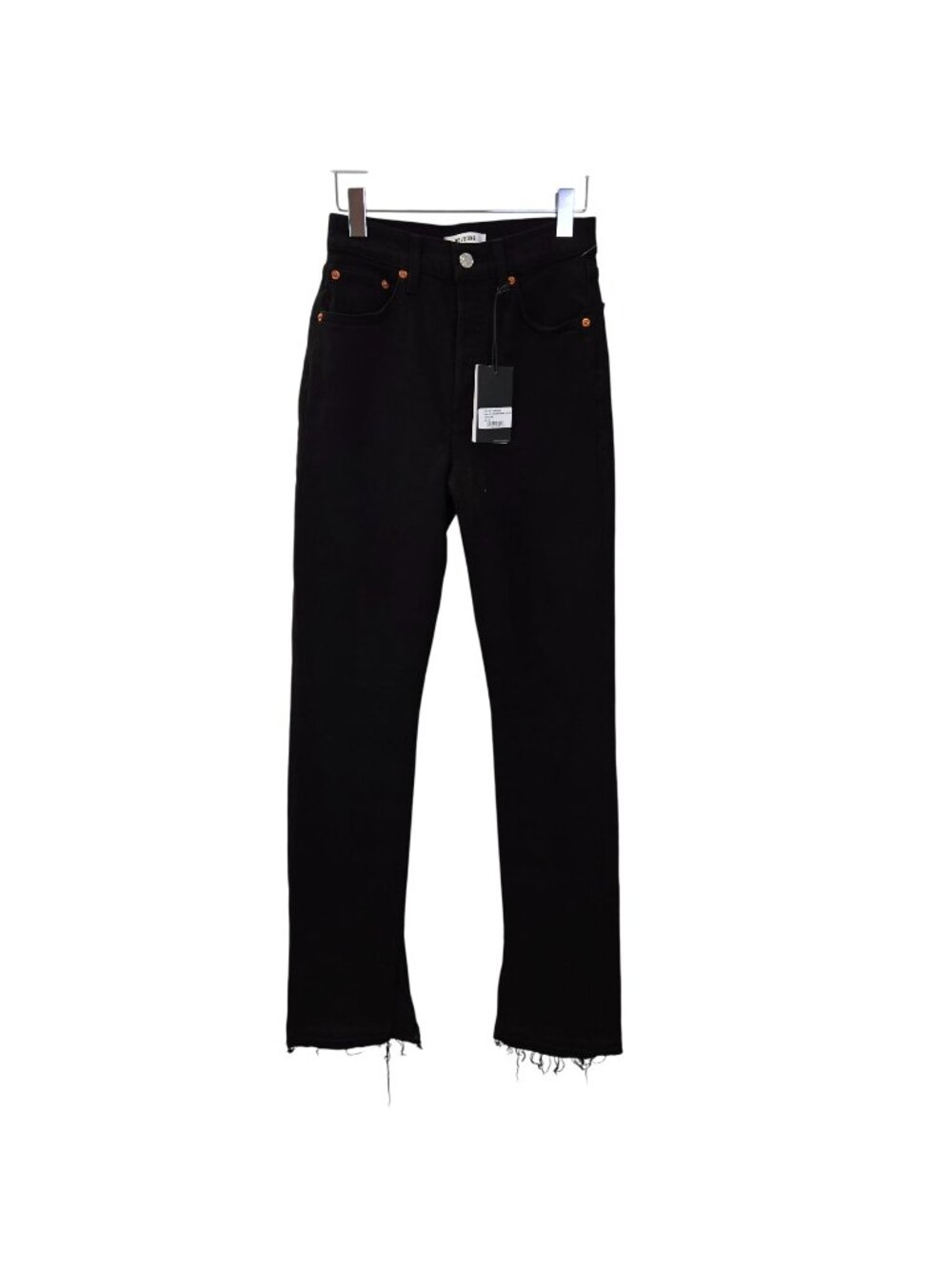 NWT Re/Done 70's High Rise Hidden Button Fly Boot Jeans Size 26